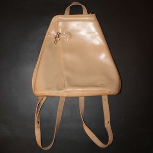 longchamp backpack leather